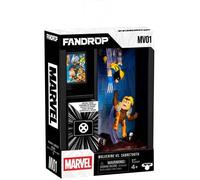 FANDROP MV01 - Wolverine vs Dents-de-Sabre, FANDROP Contient Un Diorama à Exposer, des artefacts et Une scène dignes des Plus Belles Collections Wolverine, 4 FANDROPS Marvel à Collectionner