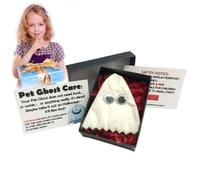 Figurine Fantôme Avec Boîte Petit Mignon Décoration D'Intérieur en Tissu | Figurines D'Automne Accessoires Photo De Farce Pour Fête Pour Femmes Hommes Chambre Cuisine Porche Entrée