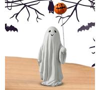 Figurine Fantôme D'Halloween - Figurine Hantée, Accent Décoratif Ghastly | Figure Fantôme Saisonnier, Ornement De Livre De Contes De Fées, Décoration En Résine Pour Table À Manger Pour Cabi