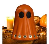 Figurine fantôme Mexicaine - Statue Florale en résine Rustique | Sculpture décorative Unie avec Motif de Fleurs, Ornement d'accent de Bureau Parfait pour la décoration d'halloween et la fête sur Le