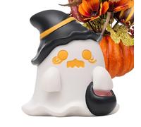 Figurine fantôme, petite sculpture d'Halloween en résine, décoration mignonne pour chambre à coucher, salon, étagère, armoire, table de chevet, table, décoration de fête à la maison, 5,5 à 6,6 cm