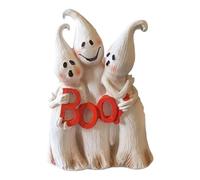 Figurine Fantôme - Statue Fantôme Drôle | Statue De Fantômes Mignons | Décorations À Domicile Pour Maison Hantée Parfaite Pour Ajouter Un Charme Fantaisiste Effrayant, Décorant Des Fêtes D'Halloween