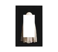 Figurine fantôme tenant une citrouille - Plaque murale à bascule unique - Décoration de prise de courant pour la maison, la cuisine, la salle de bain