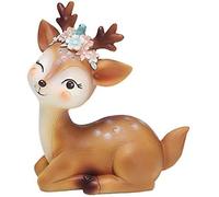 Figurine Faon Résine Miniature - Décoration Maison Bureau Voiture Mariage - Cerf Mignon