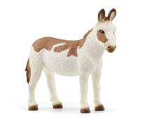 Figurine Farm World : Âne Américain, Tacheté