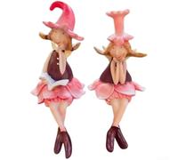 Figurine Fée des Fleurs en Résine 19cm Décoration | Résine synthétique , finition lisse, design fée fleurie, 19cm hauteur, intérieur extérieur