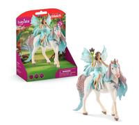 Coffret de Figurines Fée Eyela avec Jouet Licorne de Princesse - Princesse Volante avec Figurine Licorne et Baguette Magique -