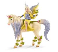 Figurine Fée Sera avec la licorne aux fleurs - SCHLEICH - 70565 - Enfant - Extérieur