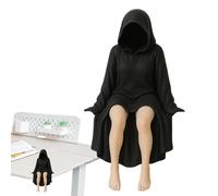 Figurine Femme - Décoration de Bureau Femmes Masquées | Statue de Dame Esthétique Gothique, Décoration Mystérieuse en Résine pour Table Étagère Cheminée Bureau