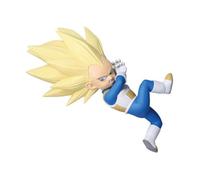 Banpresto Vegeta Super Saiyan 3 Figurine d'action Dragon Ball Daima avec Panneau 13 cm Multicolore BP28687P Figurine à Collectionner optimale pour Les Fans d'Anime