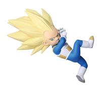 Banpresto Vegeta Super Saiyan 3 Figurine d'action Dragon Ball Daima avec Panneau 13 cm Multicolore BP28687P Figurine à Collectionner optimale pour Les Fans d'Anime