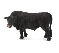 Figurine - FIGURINES COLLECTA - Taureau Angus Noir - Peinte à la main - 12x6x6.5 cm - Mixte