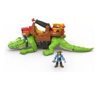 Figurine Fisher-Price Imaginext Crocodile et Capitaine Crochet pour enfants de 3 ans et plus