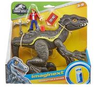 Figurine de collection Fisher Price Figurine Imaginext Jurassic World Indoraptor et Maisie