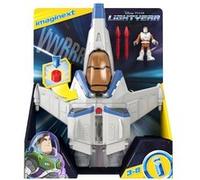 Fisher-Price Vaisseau spatial Imaginext XL-15 avec Buzz l'Éclair - Sons et lumières, Dès 3 ans