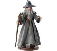 Figurine flexible Bendyfigs Gandalf 19 cm - NOBLE COLLECTION - Le Seigneur des Anneaux - Jouet - Mixte