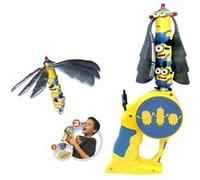 Figurine LES MINIONS Flying Heroes - BANDAI - Bob, Kevin et Stuart - Jouet volant pour enfant de 4 ans et plus