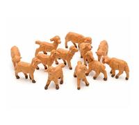 Figurine - FONTANINI - Moutons - 6,5 cm - Résine - Peinte à la main