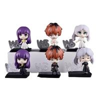 Figurine Frieren, Fern, Stark, Version Q Debout, 5 Cm/1,97 Pouces en PVC, Modèle De Cosplay, Artisanat De Collection pour Les Fans D'anime, Cadeau