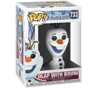 Figurine Frozen 2/ La Reine Des Neiges 2 - Olaf With Bruni Pop 10cm