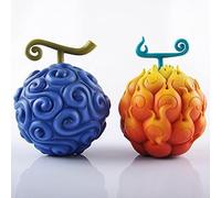 Figurine Fruit Du Démon - Gomu Gomu No Mi/Mera Mera No Mi/Dark Dark No Mi - Figurine D'anime Japonais (Gris)