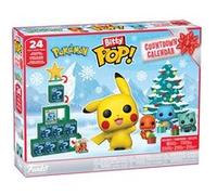 Funko Bitty Pop! Countdown Calendar: Pokemon - Calendrier de l’Avent - 24 Jours de Surprises - De Collection Vinyl Mini Figures - Boîte mystère - Idée Cadeau - Compte à rebours de Noël