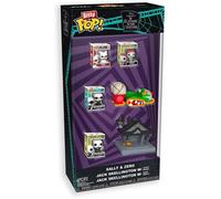 Funko – Starter Set Bitty Pop Figurines – L'étrange Noël de M. Jack – 6 pièces (Jack, Sally, Zero)