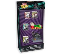 Funko – Starter Set Bitty Pop Figurines – L'étrange Noël de M. Jack – 6 pièces (Jack, Sally, Zero)