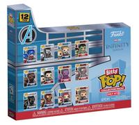 Funko Bitty Pop! Marvel: Infinity Saga 12pc Multipack - 2.2 Cm - Marvel ComicsCollectionnable - Étagère Empilable Incluse - Idée de pour Sac Surprise de Fête - Movies Fans