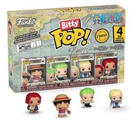 Funko Bitty Pop! 4 Pack: One Piece - Luffy - Zoro - Axe-Hand Morgan - Mystery Mini Figure - Styles May Vary Et Une Mini-Figurine mystère Surprise - 0,9 Pouce (2,2 cm) De Collection - Idée Cadeau