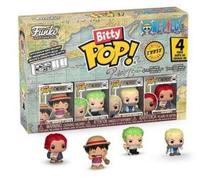 Figurine Funko Bitty Pop Pack de 4 FUNKO One Piece chibi vinyle Multicolore