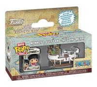 Figurine Funko Bitty Pop! Rides Monkey D. Luffy et The Going Merry IFUN90112 Bitty POP mini vinyle Coloris unique