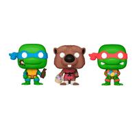 Funko Figurine Les Tortues Ninja Pack de 3 Pocket POP! L/R/S 4 cm G