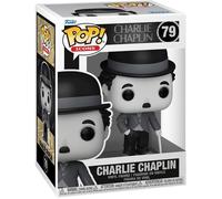 Figurine - FUNKO - Charlie Chaplin - Vinyle de Collection - 9,5 cm - Cadeau Idéal
