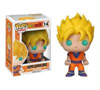 Figurine - FUNKO - Goku Super Saiyan - 9,5cm - Orange - Sous licence officielle