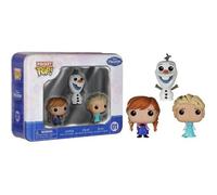 Figurine - FUNKO - Pack de 3 mini figurines - La Reine des Neiges - Anna, Elsa et Olaf - 4 cm