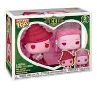 Funko Pocket Pop! Porte-clés - Wicked (Elphaba & Glinda) - Pack Saint-Valentin 2