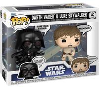 Funko Figurine Pop! Star Wars – Darth Vader & Luke Skywalker – Pack de 2 – Noir