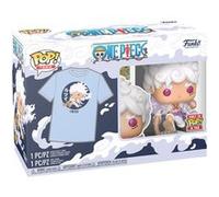 Loungefly Pop! & Tee: OP - Luffy Fifth Gear - M - One Piece - T-Shirt - Vêtements avec Une Figurine en Vinyle à Collectionner - Idée de Cadeau - Jouets et Top à Manches Courtes pour Les Adultes