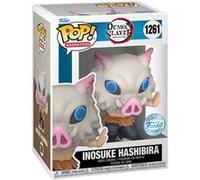 Funko – Figurine Pop Demon Slayer Inosuke Hashibira Exclusive blanc 9 cm