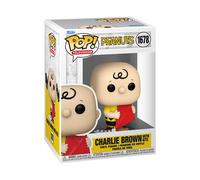 Funko Figurine vinyle Pop Peanuts – Charlie Brown (CB avec cerf‑volant) – Officiel, Idée cadeau