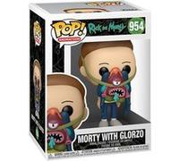 Figurine Funko Pop Animation Rick and Morty Morty with Glorzo Multicolore G