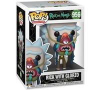 Figurine Funko Pop Animation Rick and Morty Rick with Glorzo Multicolore G