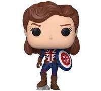 Funko Figurine Vinyle Pop Captain Carter - Marvel What If...? - N° 870 - 9 cm