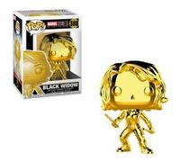 Figurine Funko Pop Bobble Black Widow Chrome Marvel Multicolore G