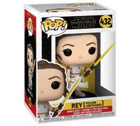 Figurine Funko Pop Bobble Head - Star Wars 9 : L'ascension De Skywalker N°432 - Rey Sabre Laser Jaune (51482)