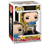 Figurine Funko Pop Bobble Head - Star Wars 9 : L'ascension De Skywalker N°434 - Rey 2 Sabres Laser (51484)
