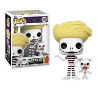 Funko Pop! & Buddy: The Nightmare Before Christmas - Jack Skellington with Zero - (Beach) - Figurine en Vinyle à Collectionner - Idée de Cadeau - Produits Officiels - Movies Fans