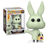 Figurine - Funko Pop! - Bugs Bunny (Ghost) - 9,5 cm - Vinyle de Haute Qualité - Looney Tunes