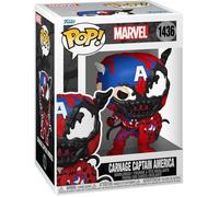 Funko - Figurine Pop Marvel Carnageized Captain America - Vinyle 9 cm